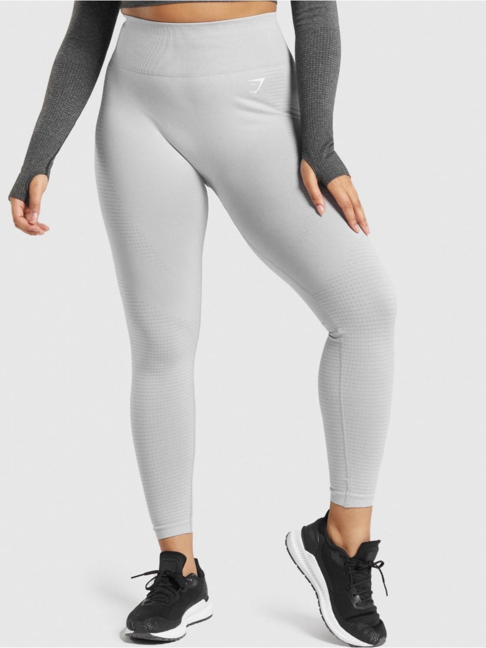 Gymshark light grey leggings size XS